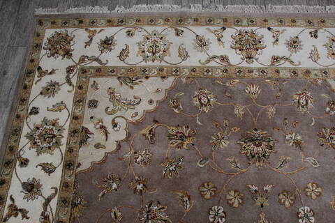 Jaipur Beige Hand Knotted 711 X 100 Area Rug 905-146311 Image 8