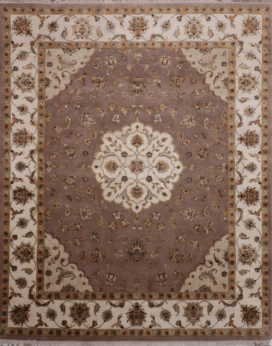 Jaipur Beige Hand Knotted 711 X 100 Area Rug 905-146311 Image 0