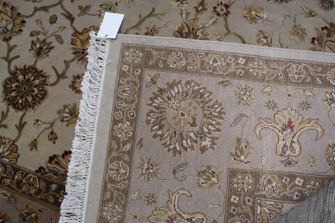 Jaipur White Hand Knotted 81 X 102  Area Rug 905-146319 Image 11
