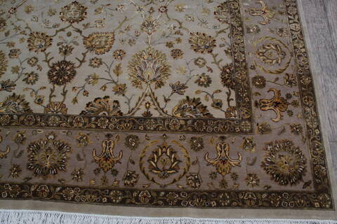 Jaipur White Hand Knotted 81 X 102  Area Rug 905-146319 Image 6
