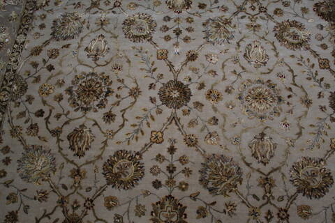Jaipur White Hand Knotted 81 X 102  Area Rug 905-146319 Image 7