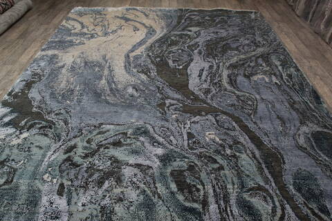 Jaipur Grey Hand Knotted 90 X 120 Area Rug 905-146321 Image 10