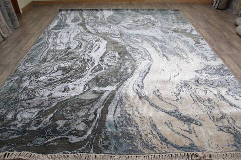 Jaipur Grey Hand Knotted 90 X 120 Area Rug 905-146321 Image 1