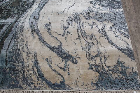 Jaipur Grey Hand Knotted 90 X 120 Area Rug 905-146321 Image 6