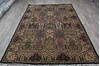 Hamedan Black Hand Knotted 62 X 92  Area Rug 905-146324 Thumb 10