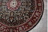 Kashan Black Round Hand Knotted 60 X 60 Area Rug 905-146326 Thumb 6