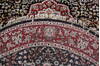 Kashan Black Round Hand Knotted 60 X 60 Area Rug 905-146326 Thumb 7