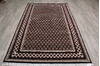 Bokhara Black Hand Knotted 53 X 83 Area Rug 905-146331 Thumb 1