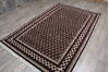 Bokhara Black Hand Knotted 53 X 83 Area Rug 905-146331 Thumb 3