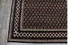 Bokhara Black Hand Knotted 53 X 83 Area Rug 905-146331 Thumb 5