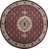 Mahi Red Round Hand Knotted 62 X 63  Area Rug 905-146336 Thumb 0