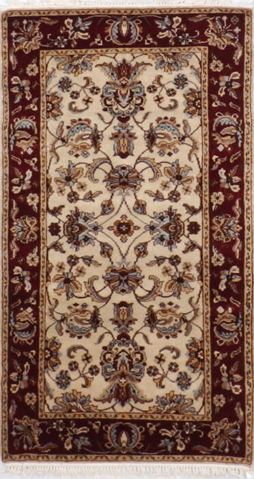 Jaipur White Hand Knotted 30 X 55 Area Rug 905-146339 Image 0