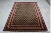 Bokhara Black Hand Knotted 50 X 72 Area Rug 905-146342 Thumb 1