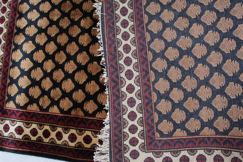 Bokhara Black Hand Knotted 211 X 50 Area Rug 905-146346 Image 9