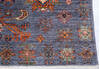Chobi Blue Hand Knotted 50 X 611 Area Rug 700-146353 Thumb 4