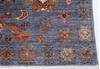 Chobi Blue Hand Knotted 50 X 611  Area Rug 700-146353 Thumb 4