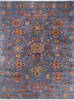 Chobi Blue Hand Knotted 50 X 611  Area Rug 700-146353 Thumb 0