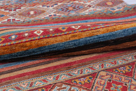 Kazak Red Runner Hand Knotted 27 X 130 Area Rug 700-146363 Image 5