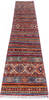Kazak Red Runner Hand Knotted 27 X 130 Area Rug 700-146363 Thumb 1