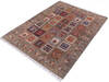 Chobi Grey Hand Knotted 50 X 68  Area Rug 700-146364 Thumb 2