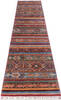 Kazak Multicolor Runner Hand Knotted 28 X 104  Area Rug 700-146366 Thumb 1