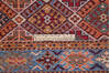 Kazak Multicolor Runner Hand Knotted 28 X 104  Area Rug 700-146366 Thumb 6