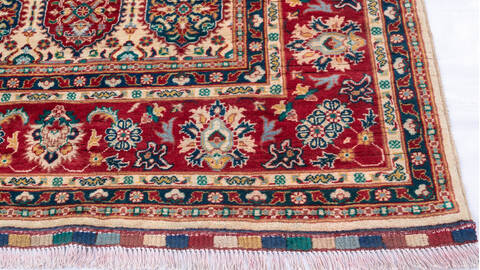 Khan Mohammadi Beige Hand Knotted 68 X 97 Area Rug 700-146368 Image 4