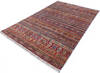 Chobi Multicolor Hand Knotted 57 X 80 Area Rug 700-146371 Thumb 2