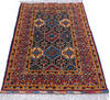 Khan Mohammadi Blue Hand Knotted 35 X 51  Area Rug 700-146373 Thumb 1