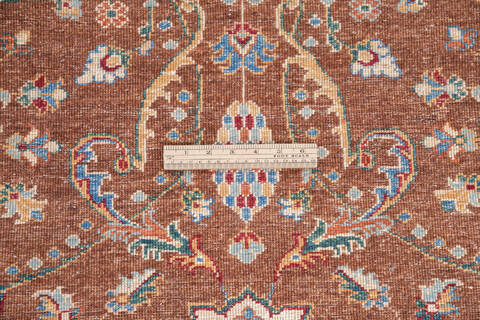 Chobi Brown Hand Knotted 62 X 90 Area Rug 700-146374 Image 6