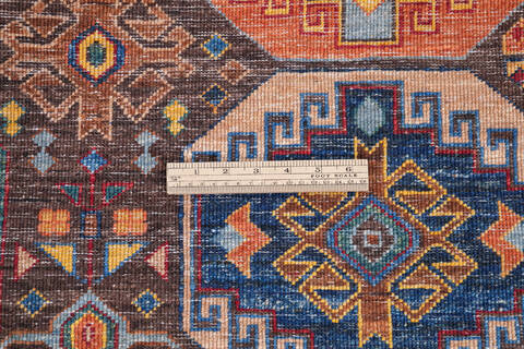 Chobi Brown Hand Knotted 51 X 70 Area Rug 700-146376 Image 6