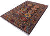 Chobi Brown Hand Knotted 51 X 70  Area Rug 700-146376 Thumb 2