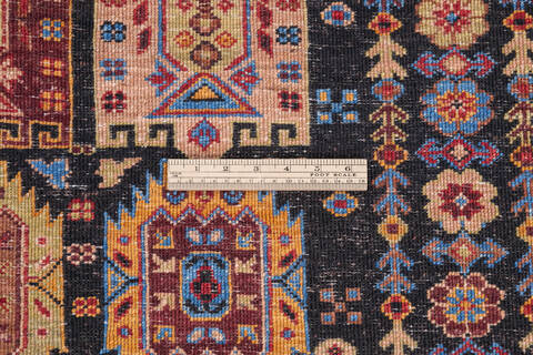 Chobi Black Hand Knotted 411 X 69 Area Rug 700-146377 Image 6