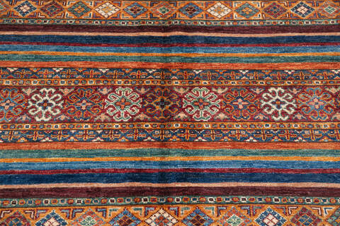 Chobi Multicolor Hand Knotted 41 X 64 Area Rug 700-146378 Image 3