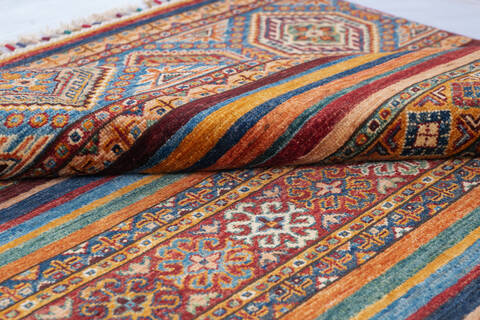 Chobi Multicolor Hand Knotted 41 X 64 Area Rug 700-146378 Image 5