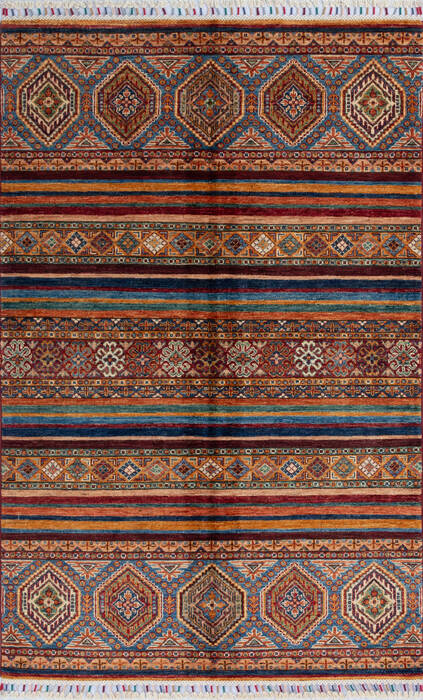 Chobi Multicolor Hand Knotted 41 X 64 Area Rug 700-146378 Image 0