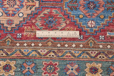 Chobi Blue Runner Hand Knotted 28 X 108 Area Rug 700-146384 Image 5