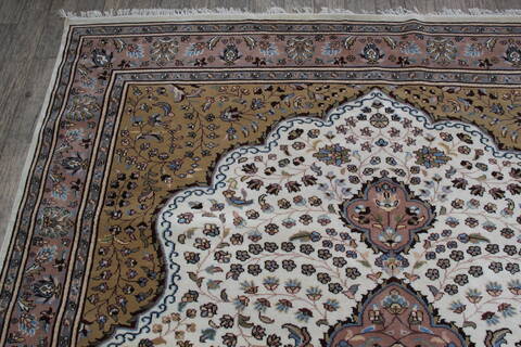 Mahi White Hand Knotted 80 X 101 Area Rug 905-146450 Image 8