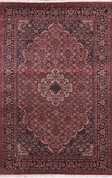 Mahi Purple Hand Knotted 4'0" X 6'3"  Area Rug 905-146451