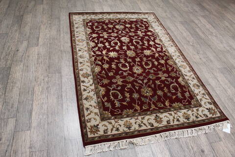 Jaipur Red Hand Knotted 42 X 63 Area Rug 905-146454 Image 2