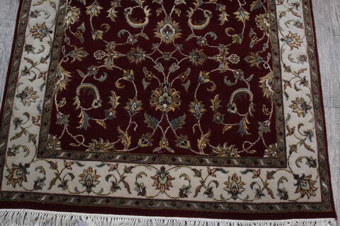 Jaipur Red Hand Knotted 42 X 63 Area Rug 905-146454 Image 5