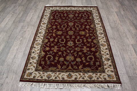 Jaipur Red Hand Knotted 42 X 63 Area Rug 905-146454 Image 6