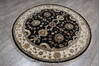 Jaipur Black Round Hand Knotted 60 X 60  Area Rug 905-146457 Thumb 3