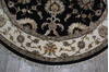 Jaipur Black Round Hand Knotted 60 X 60  Area Rug 905-146457 Thumb 4