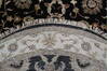 Jaipur Black Round Hand Knotted 60 X 60  Area Rug 905-146457 Thumb 8