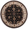 Jaipur Black Round Hand Knotted 60 X 60  Area Rug 905-146457 Thumb 0