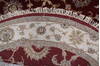 Jaipur Red Round Hand Knotted 51 X 51 Area Rug 905-146458 Thumb 6