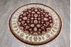 Jaipur Red Round Hand Knotted 52 X 52 Area Rug 905-146459 Thumb 1