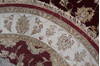 Jaipur Red Round Hand Knotted 52 X 52 Area Rug 905-146459 Thumb 5