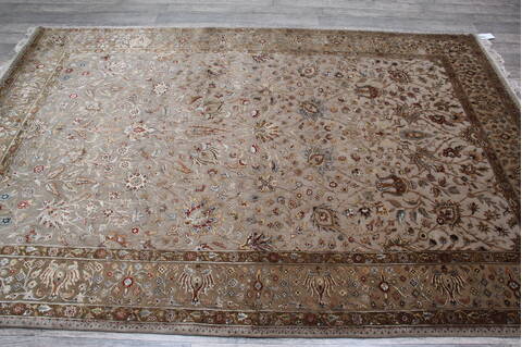 Jaipur Beige Hand Knotted 62 X 90 Area Rug 905-146465 Image 4